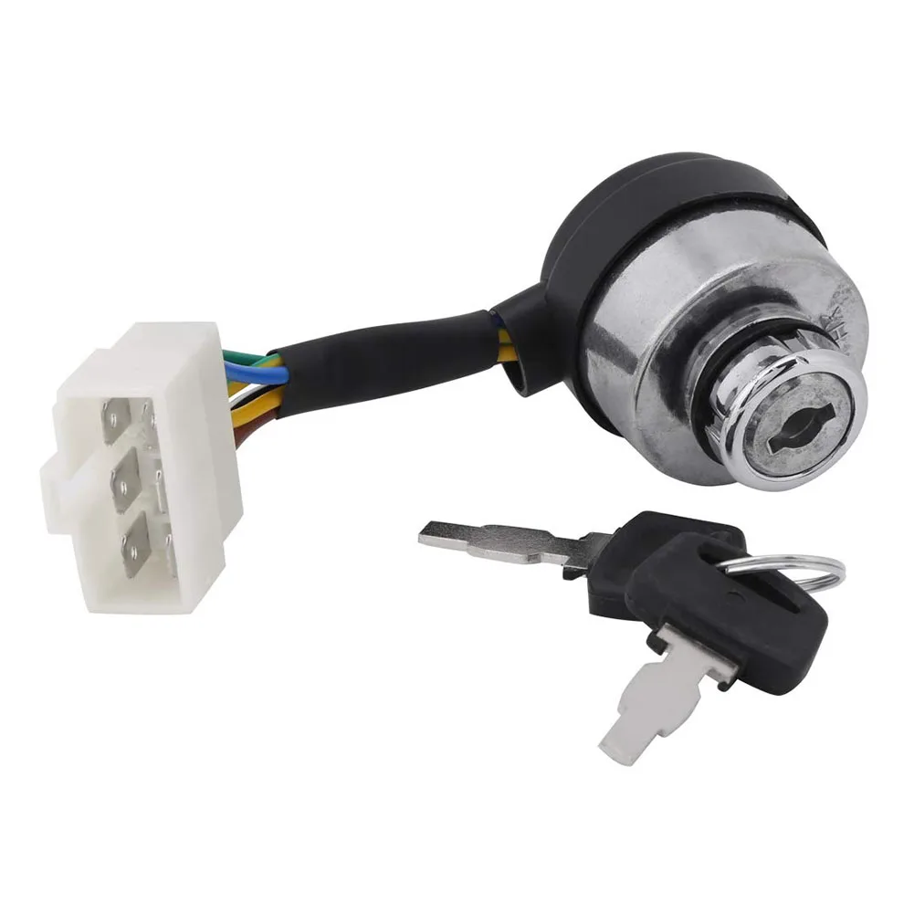 Practical Ignition Switch Cylinder Electric Key Start Keys Welder On Off 6 Lines Gas Generator Ignition Switch