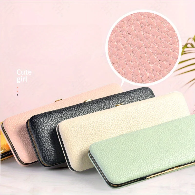 Organizer per pinzette per ciglia da donna, borsa per pinzette per extension ciglia, custodia individuale per pinzette, pennello per trucco