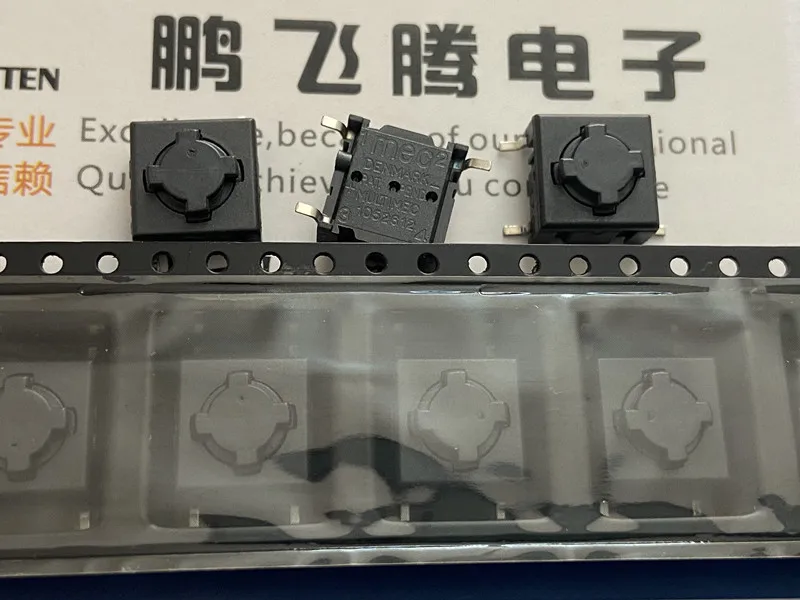 1PCS Denmark  5ESH935 sealed touch switch 10*10*6.4 patch 4 feet reset button micro-motion
