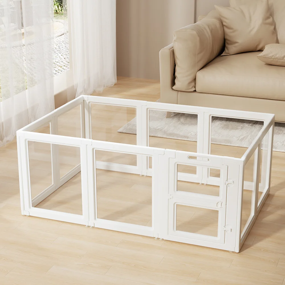 Large and small double-door pet fences, small dog fences, rabbit pet fences