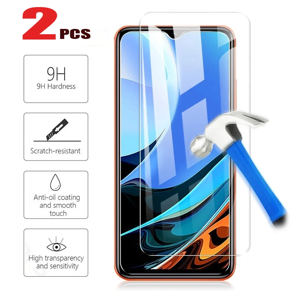 

2pc Tempered Glass for Umidigi Bison X20 2 Pro GT2 4G Screen Protector Explosion-proof Transparent Protective Hard Film HD Glass