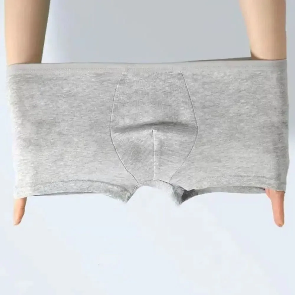 4 Pack Portable Disposable Boxer Briefs for Men Large Size Travel Underwear No-Wash Comfortable Hotel Daily Shorts