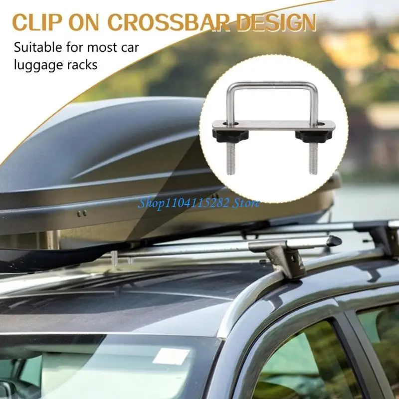 

Non Slip Roof Rack U Bracket Stainless Steel Construction For Securing Luggage On Long Drives