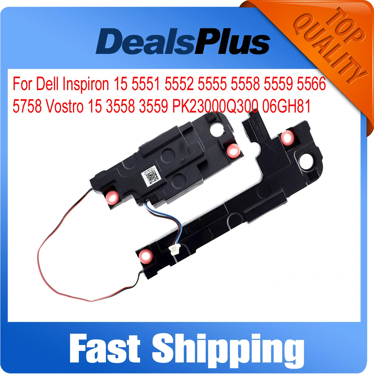 Substituição Novo Alto-falante Embutido Para Dell Inspiron 15 5551 5552 5555 5558 5559 5566 5758 Vostro 15 3558 3559 PK23000Q300 06GH81