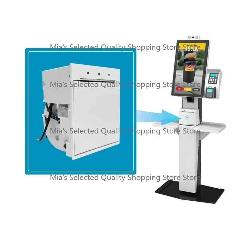 E80I 3 inch 250mm/S  Full cut  panel printer With voice prompt function  application in self-service ticket machine