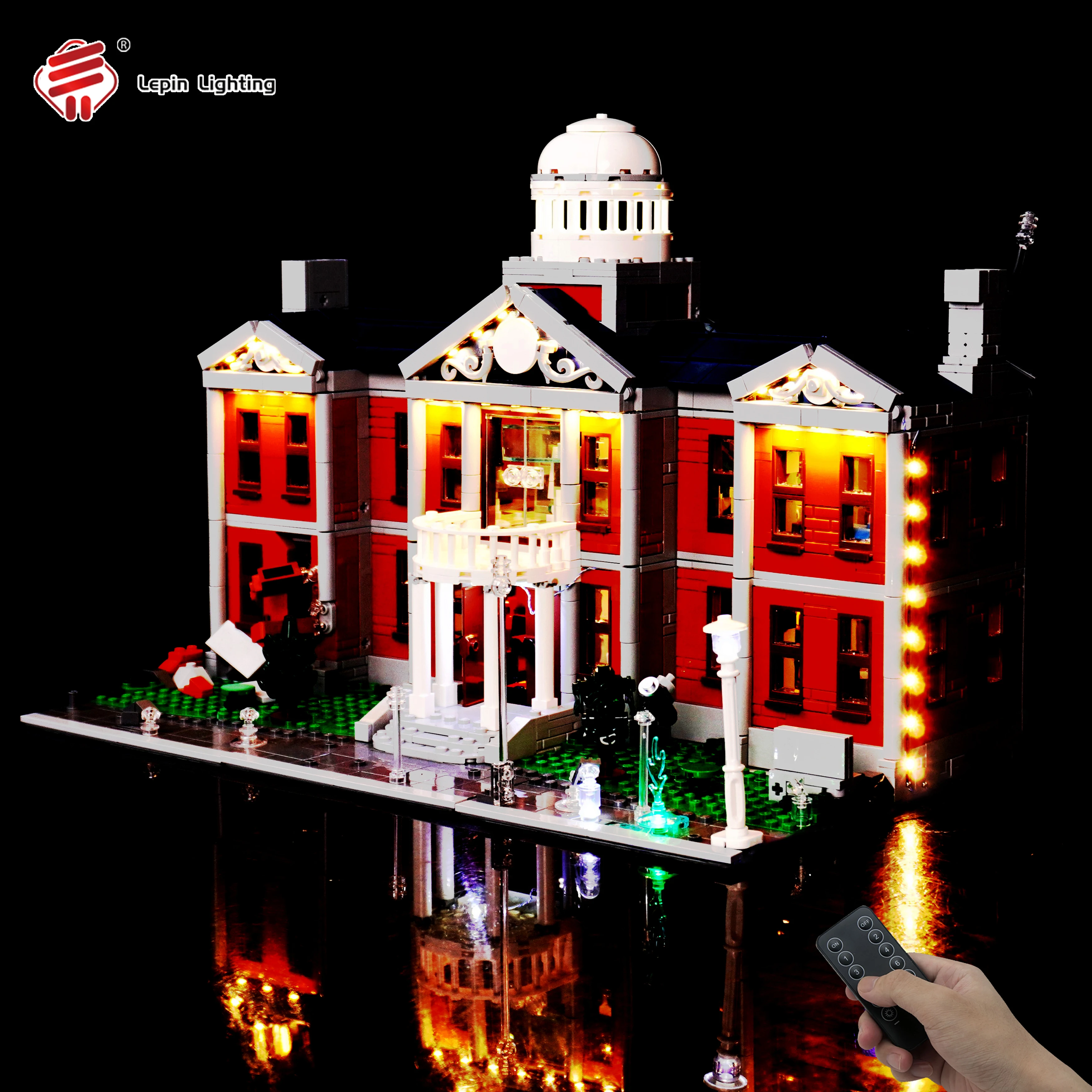 

LED Lighting Kit Compatible with 76294 Superhero Academy Mansion Building Blocks Model Decorative Light Set for Display