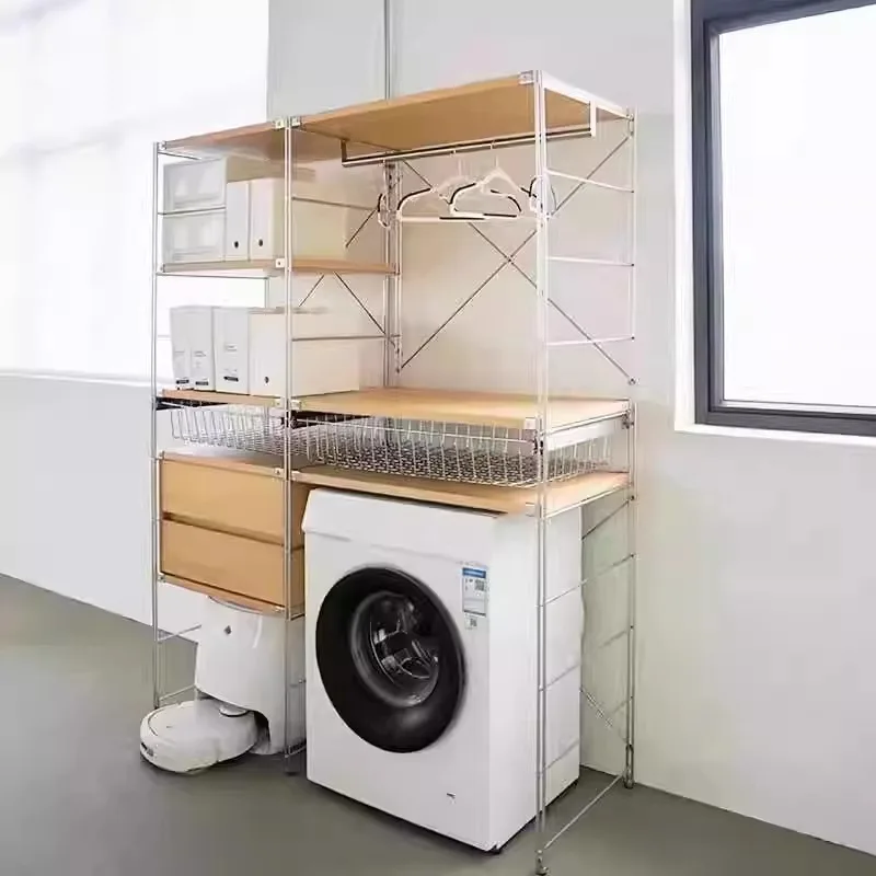 Washing machine rack Shelf Household floor storage rack