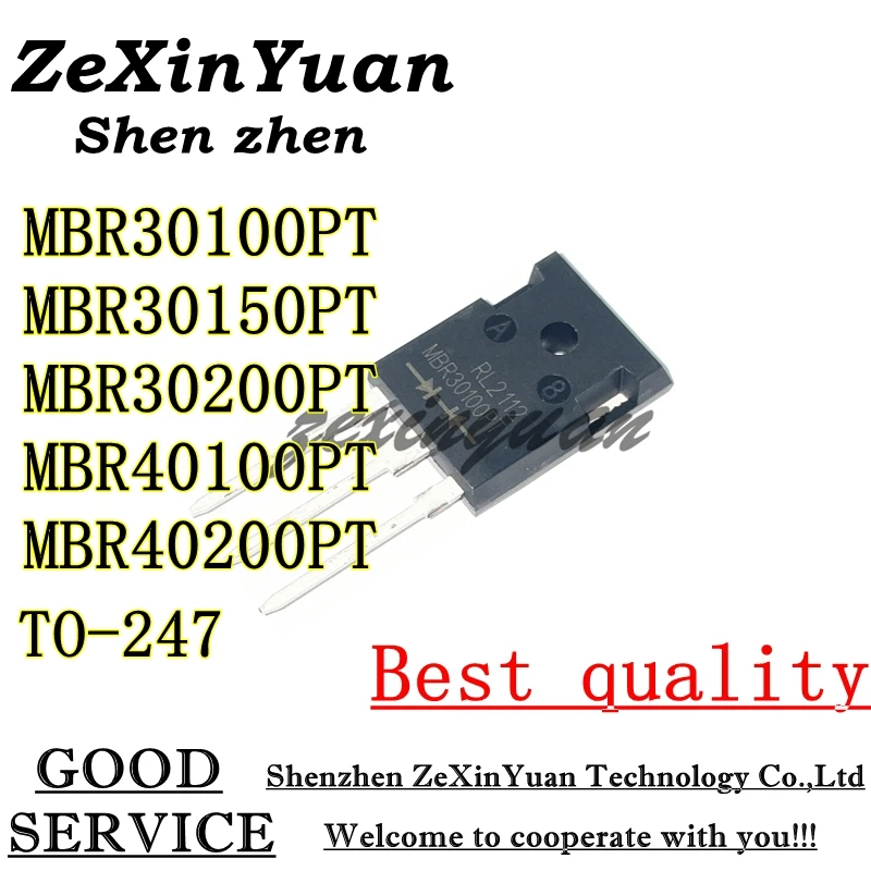 

10PCS NEW MBR30100PT MBR30150PT MBR30200PT MBR40100PT MBR40200PT TO-247