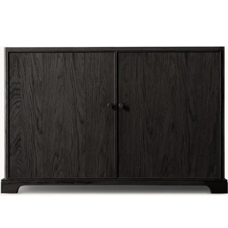 Living room furniture handcrafted kiln-dried solid wood bedroom cabinet double-door sideboard