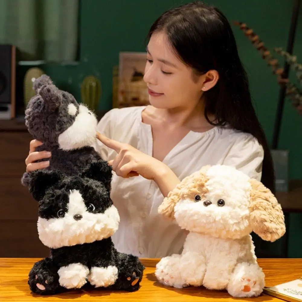 

Kid's Accompany Dolls Pet Little Dog Plush Toy Cartoon Soft Puppy Plush Doll 22cm Cute Anima Stuffed Toy Festival Party Decor