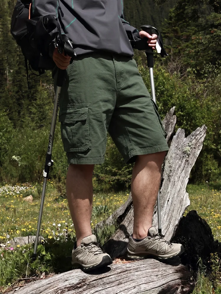2026 Summer Men Shorts Fashion Plaid Beach Shorts Mens Casual Shorts Military Short Pants Male Bermuda Cargo Overalls No belt