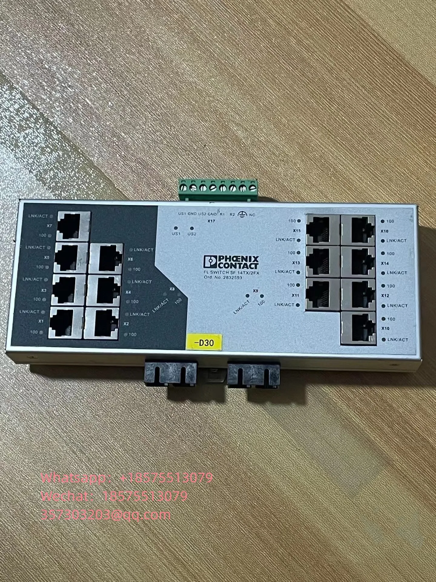 

Для Phoenix Contact Switchboard 2832593 FL SWITCH SF 14TX/2FX б/у