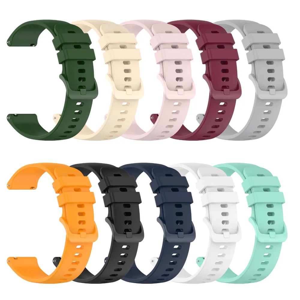 20 22mm Silicone Strap For POLAR Vantage M M2/V2 SHIFT/V3 Sport Band Grit X2 Pro Titan/Grit X Pro/IGNITE 3 2 Bracelet Watchband