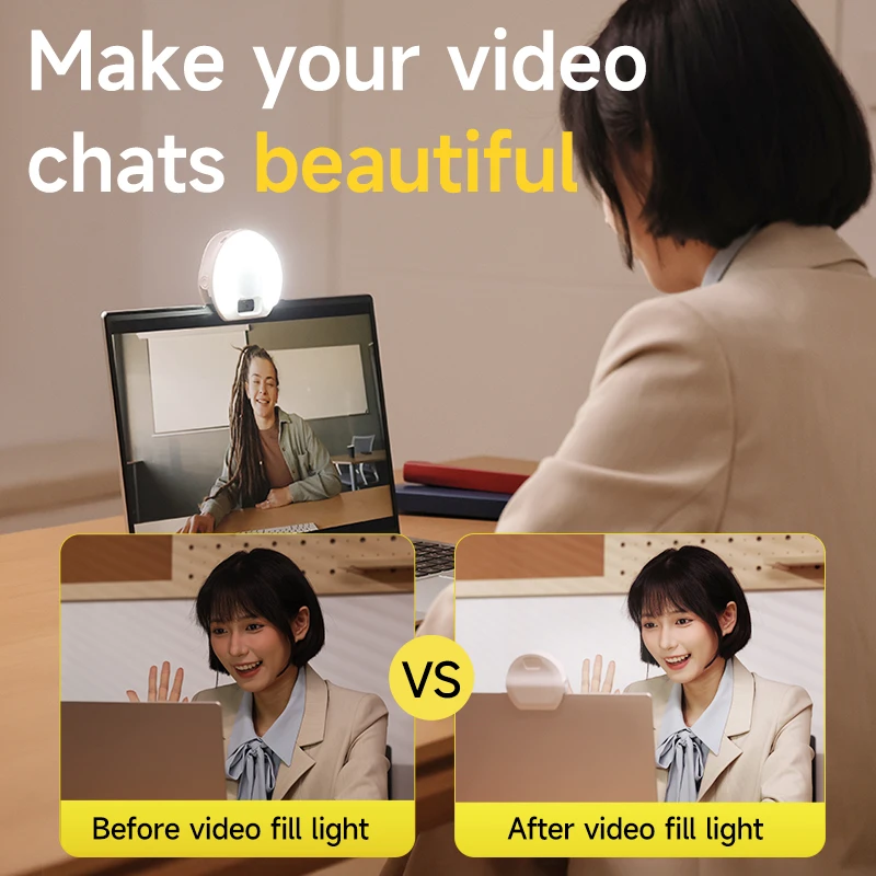 Smartphone LED Handheld Selfie Ring Light Portable Mini Durable Practical Three Stop Dimming Circle Photography Clip Fill Light