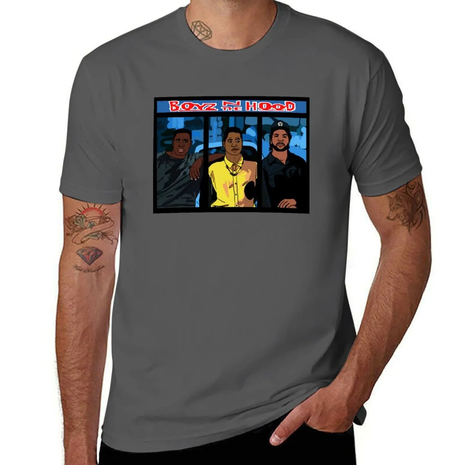 

Boyz N The Hood T-Shirt t shirts for man slim fit man t shirts high quality luxury brand T-Shirt