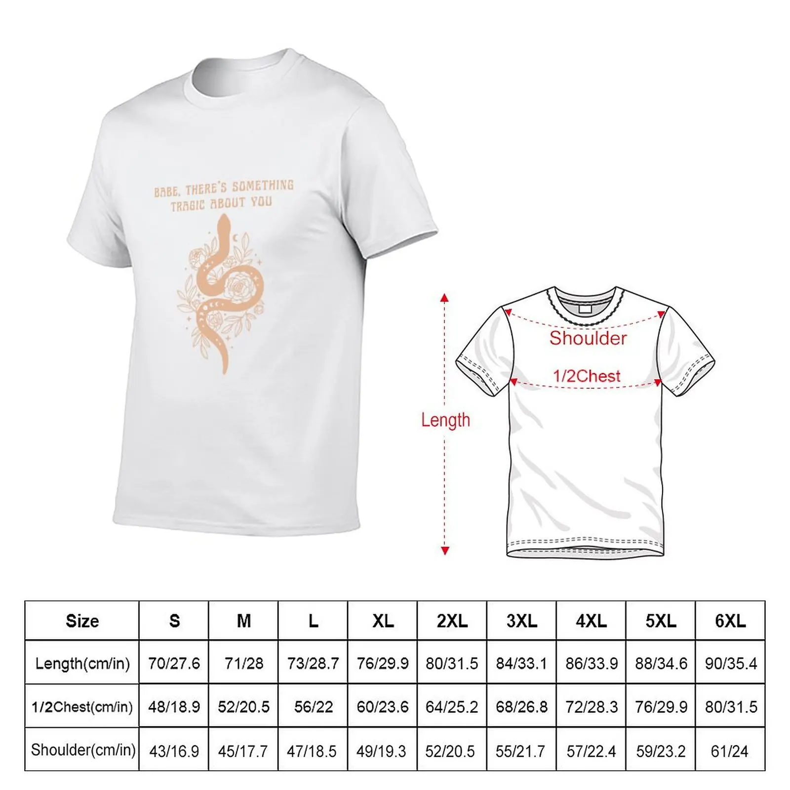 babe there's something tragic about you snake T-Shirt Summer Sports Quick Dry T-Shirt
