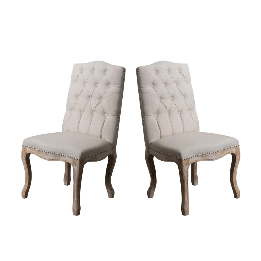 DINING CHAIR SET OF 2 Padded Seat