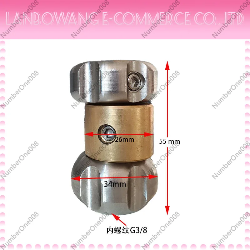 Mini High Pressure Dredging Nozzle 3/8 Inch Sewer Pipe Cleaner Bouncing Jet Tool Drain Clog Remover
