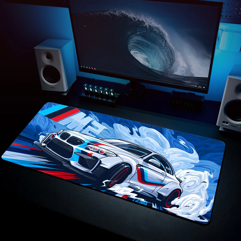 Anime Car B-bmw-brz-amg-car Mousepad Mouse Mat Desk Mat With Pad Gaming Accessories Prime Gaming XXL Keyboard Pad