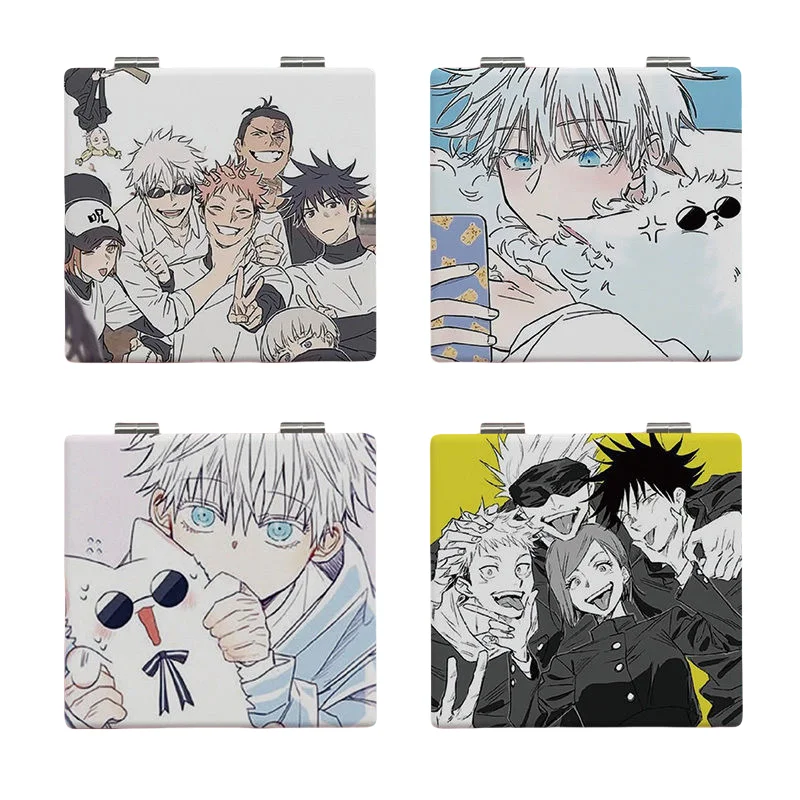 

Jujutsu Kaisen аниме периферийные устройства двумерный мультфильм милое портативное зеркало для макияжа мини двустороннее зеркало для ретуши оптом