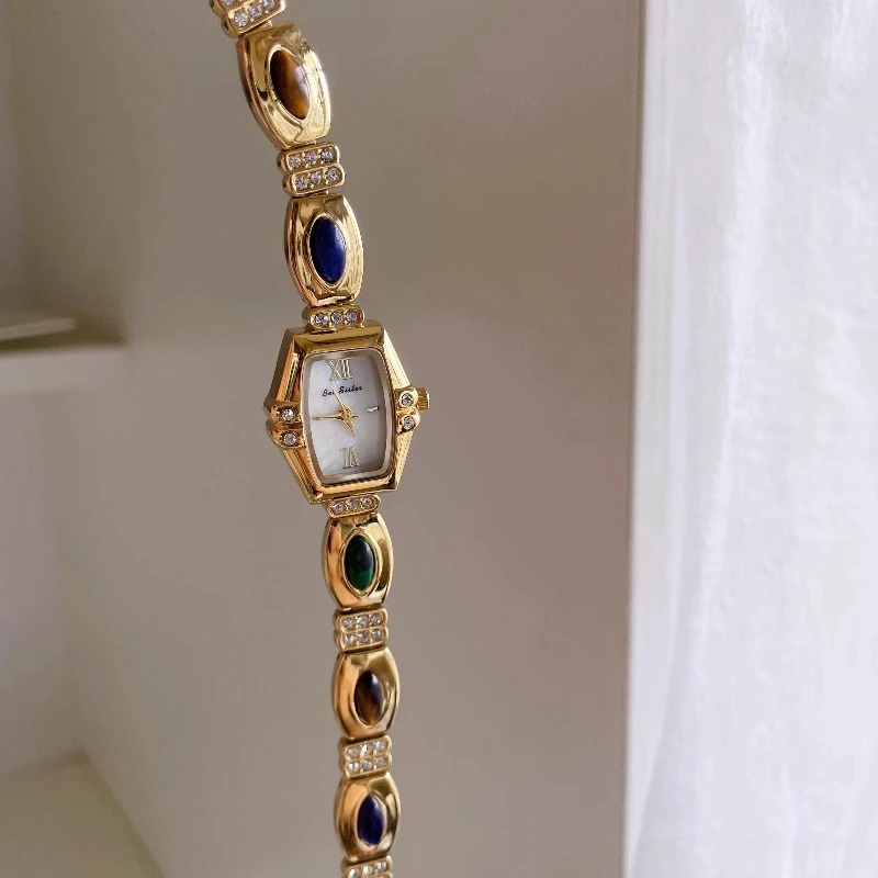 Classic Trend Ladies Watch Elegant Simple Retro Waterproof 2025 Quartz Watch Birthday Gift