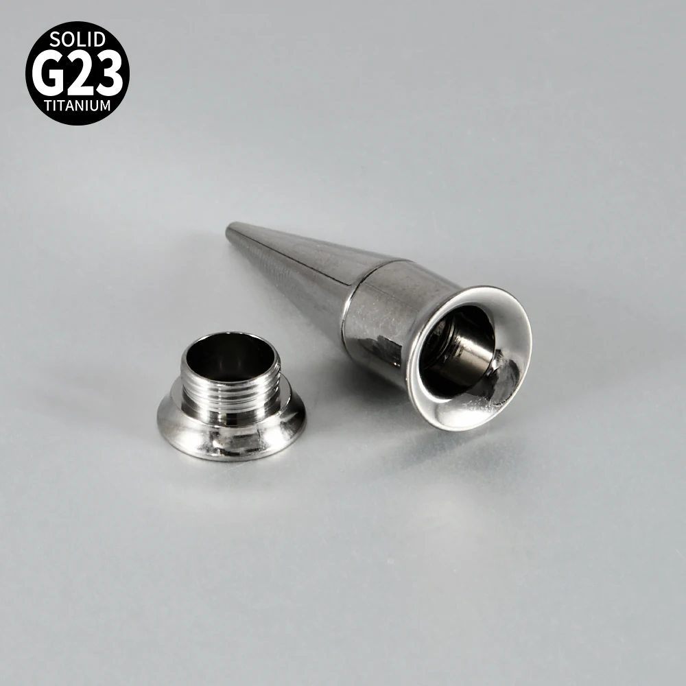 3pcs G23 Titanium Ear Taper Kit, Body Piercing Expander Set