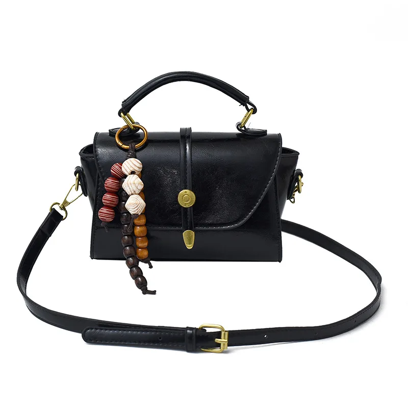 

2025 New Fashion Women's Small Square Crossbody Bag, Genuine Leather Multi-way Shoulder Purse, Vintage Chic Large Capacity Tote