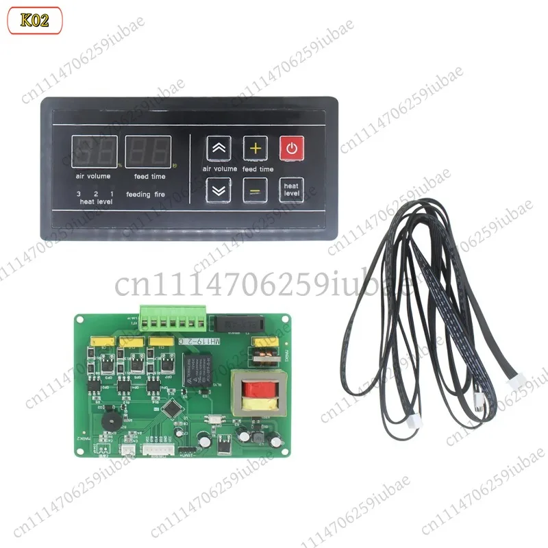 Pellet Stove Digital Control Panel LED Display Temperature Controller Burner Replacement Parts