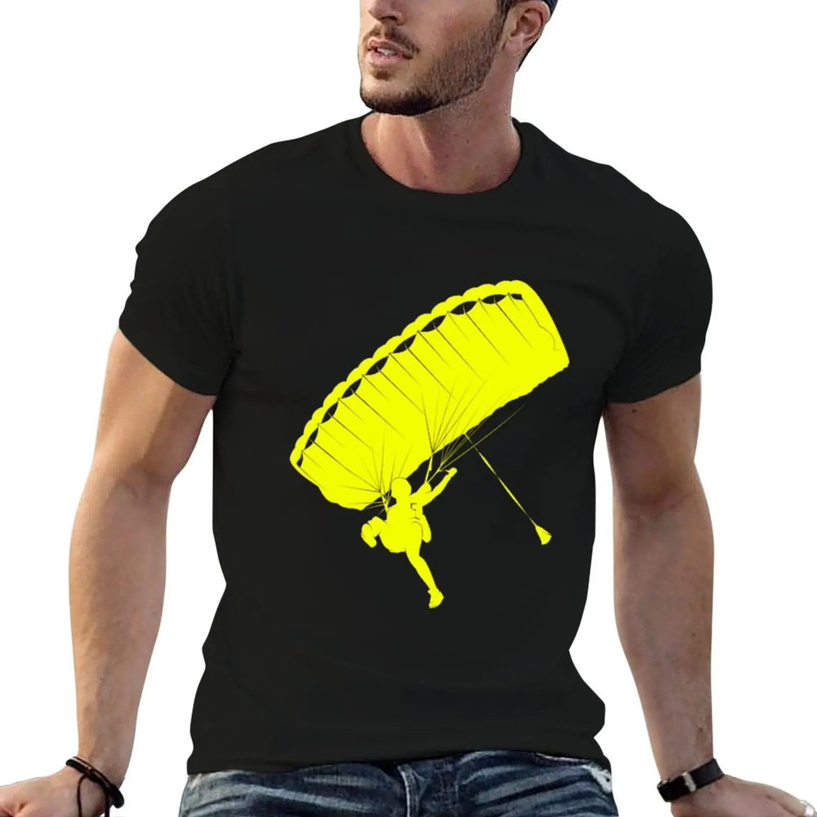 Paratrooper Skydiving Skydive Freefly T-Shirt plus sizes luxury t-shirt Short sleeve tee men