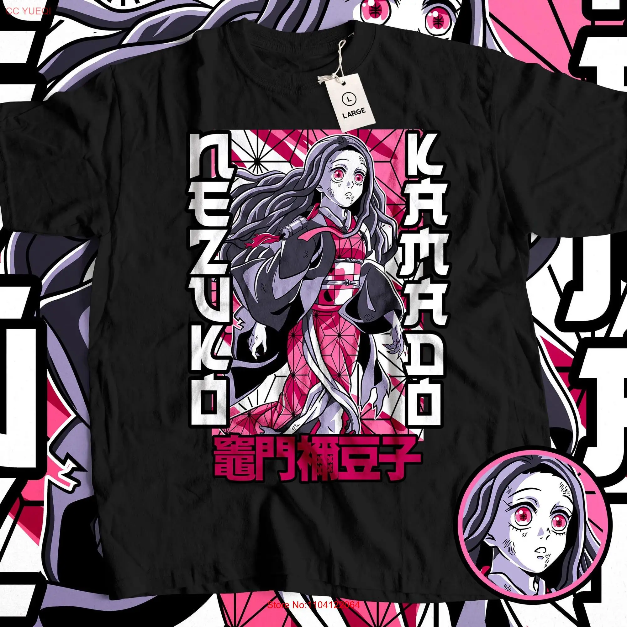 Legendary Demon Saga T shirt Japanese Anime Art Manga Inspired Design Fantasy Adventure Heroic Battle Wear Cosplay