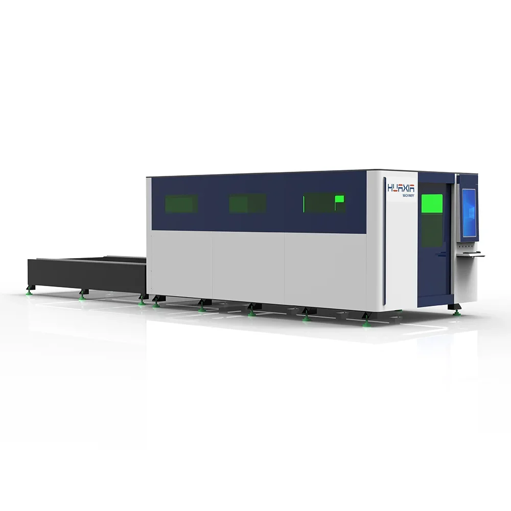 High precision 20000w sheet metal steel fiber double platform thick plate cutting fiber laser cutting machine