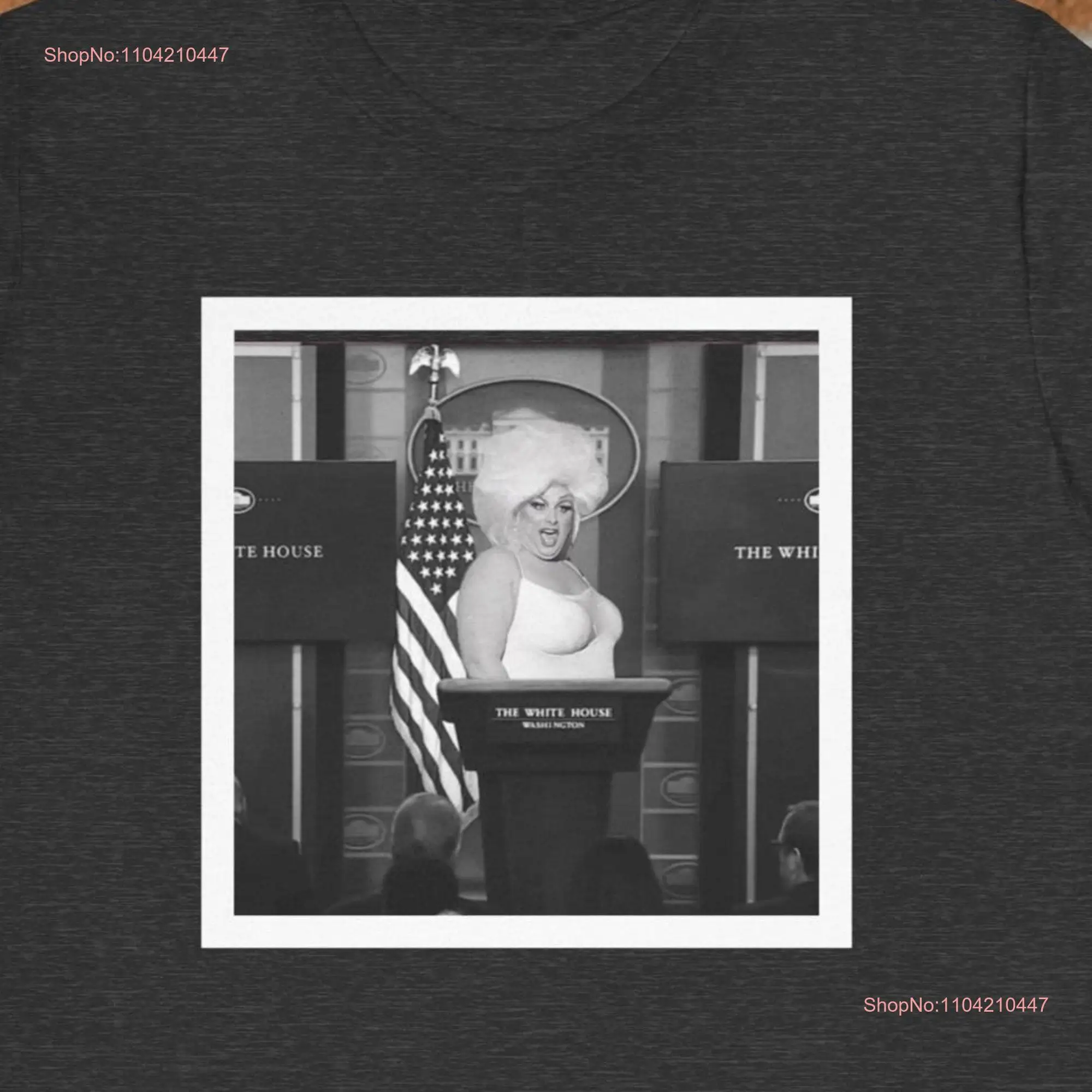 Divine for President T Shirt at the Whitehouse long or short sleeves