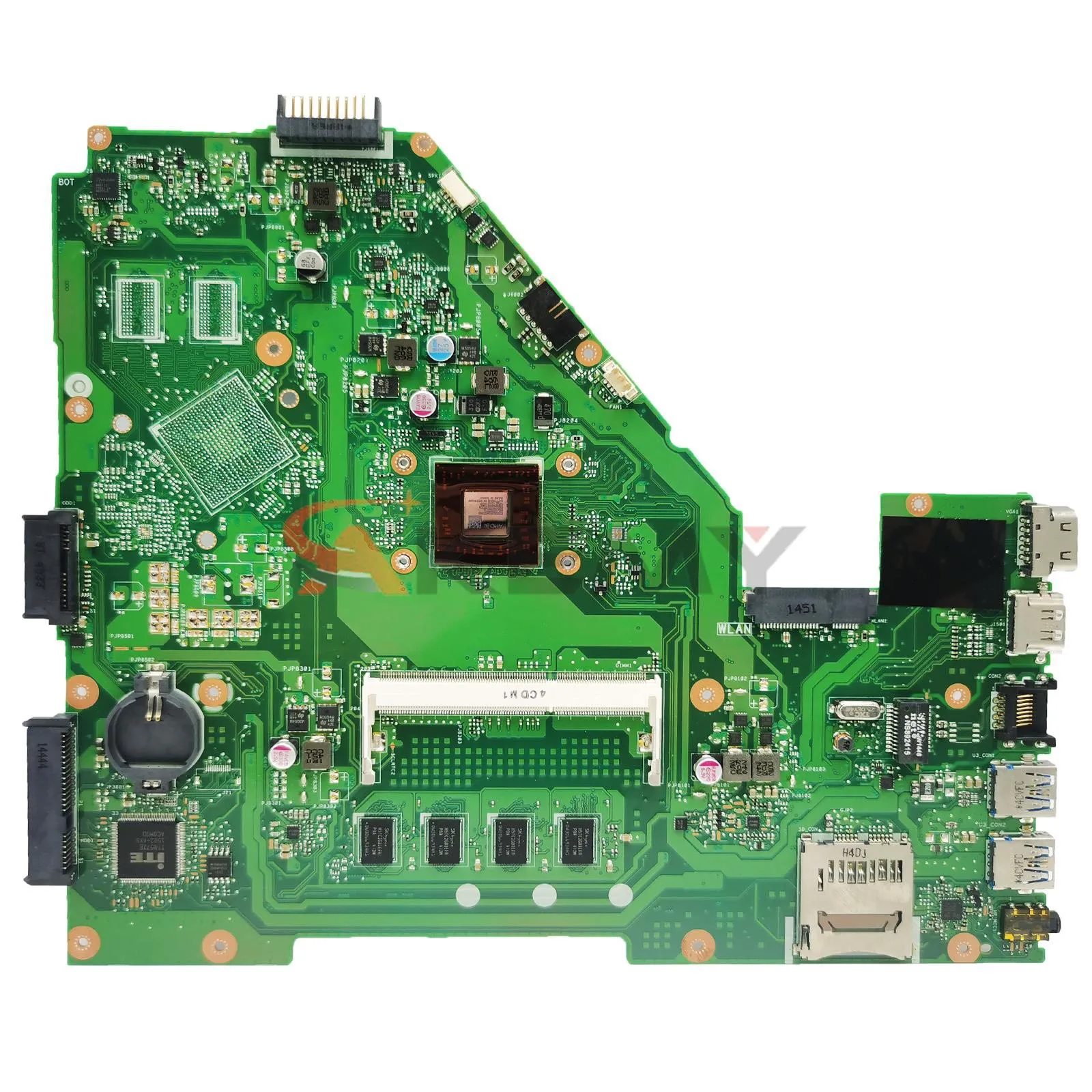 Shenzhen For ASUS X550WA X550WAK X550W X550WE X552E X550EP X550EA Laptop Motherboard E1 E2 CPU 2GB 4GB RAM X550WA 