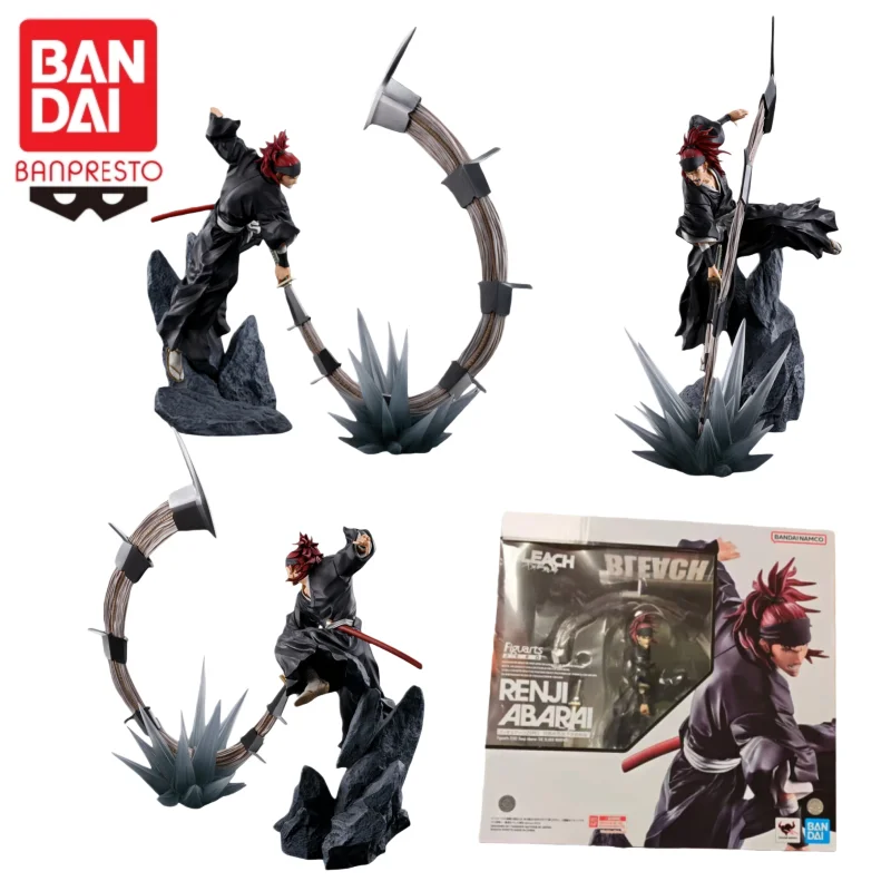 

In Stock 100% Original Bandai Thousand Years of Blood War Figuarts Zero Anime Bleach Abarai Renji Action Figures Model Toy Gifts