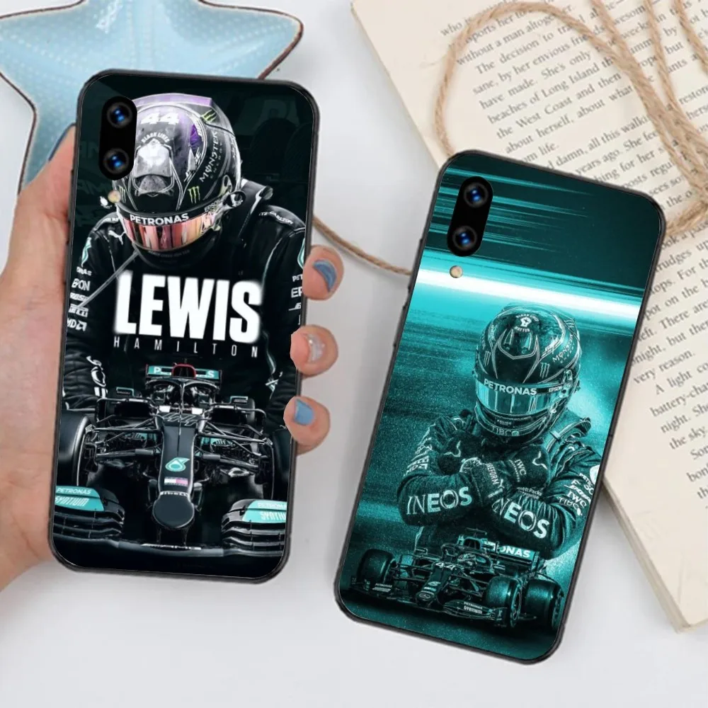 F1 Lewis Hamilton Mobile Phone Case for Huawei Mate 40 30 20 10 Pro Lite Nova 9 8 5T Y7p Y7 Black Soft Phone Cover Funda