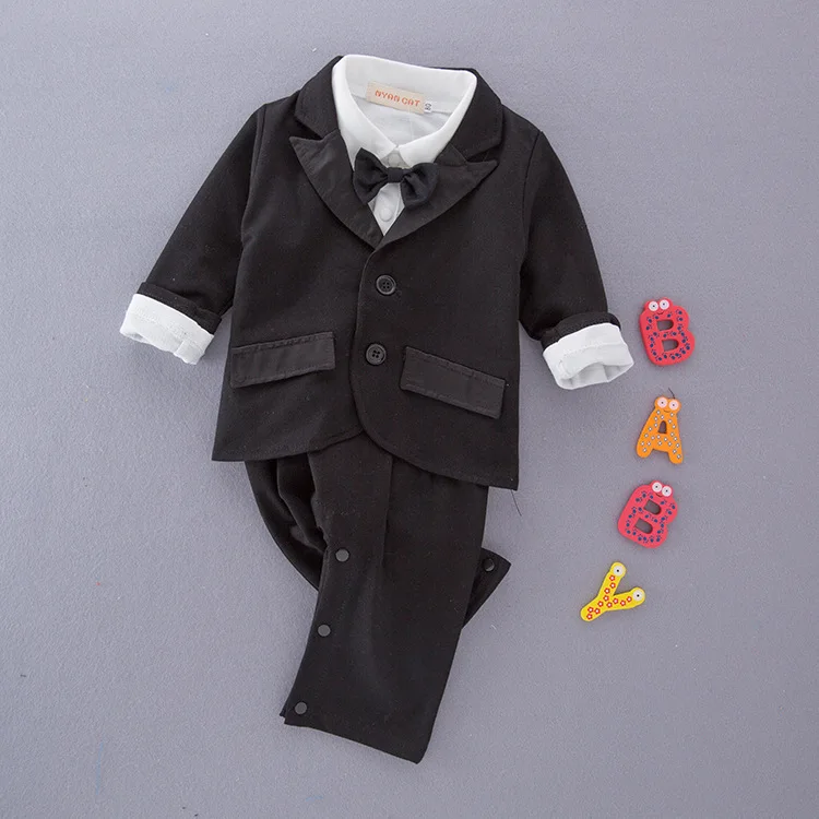 Halloween bambini gentlvirly Suit Costume Cosplay Baby set di due pezzi ragazzi uniforme manica lunga Stage Performance Clothes