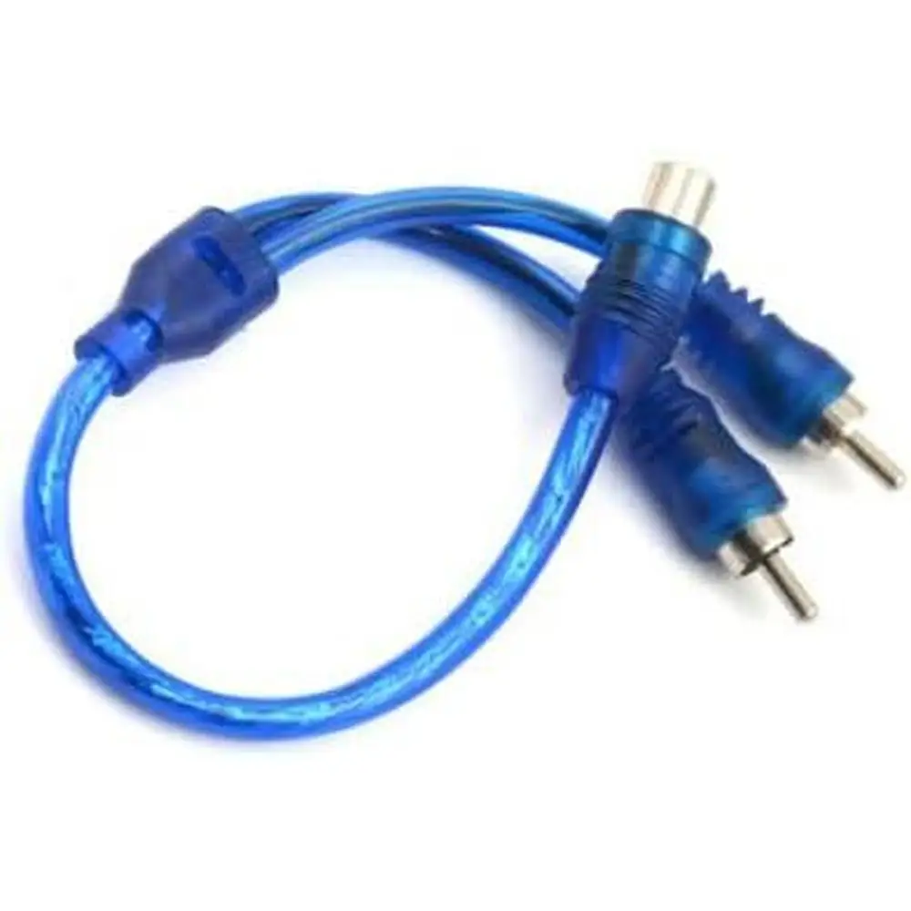 

25cm 1 Male To 2 Female Splitter Y Adapter Cable Universal compatibility for various electronic devices