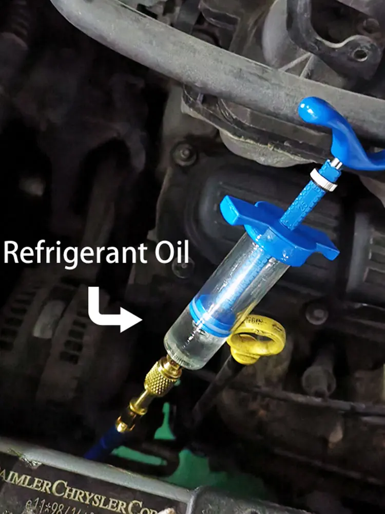 

Auto Oil Dye Injector 1Oz A/C Dye Injector Low Side Car Oil Injection Tool for Car Repair Tools for Vehicle Home Air Conditioner
