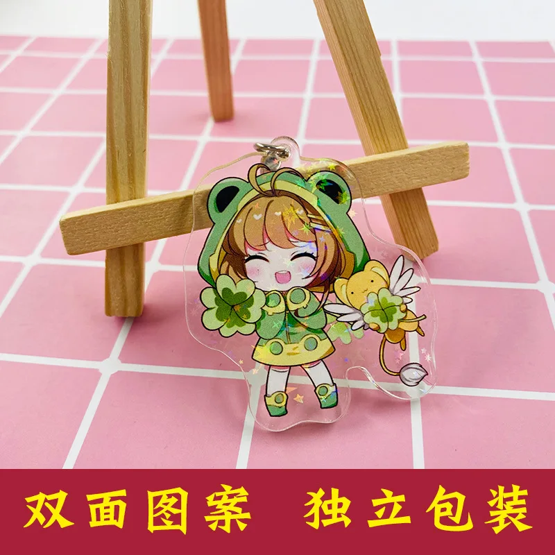 Anime Magic Girl Figures Madoka Magica Keychain Kaname Akemi Homura Miki Sayaka Tomoe Mami Kyoko Key Chain Ring Fan Gift Jewelry