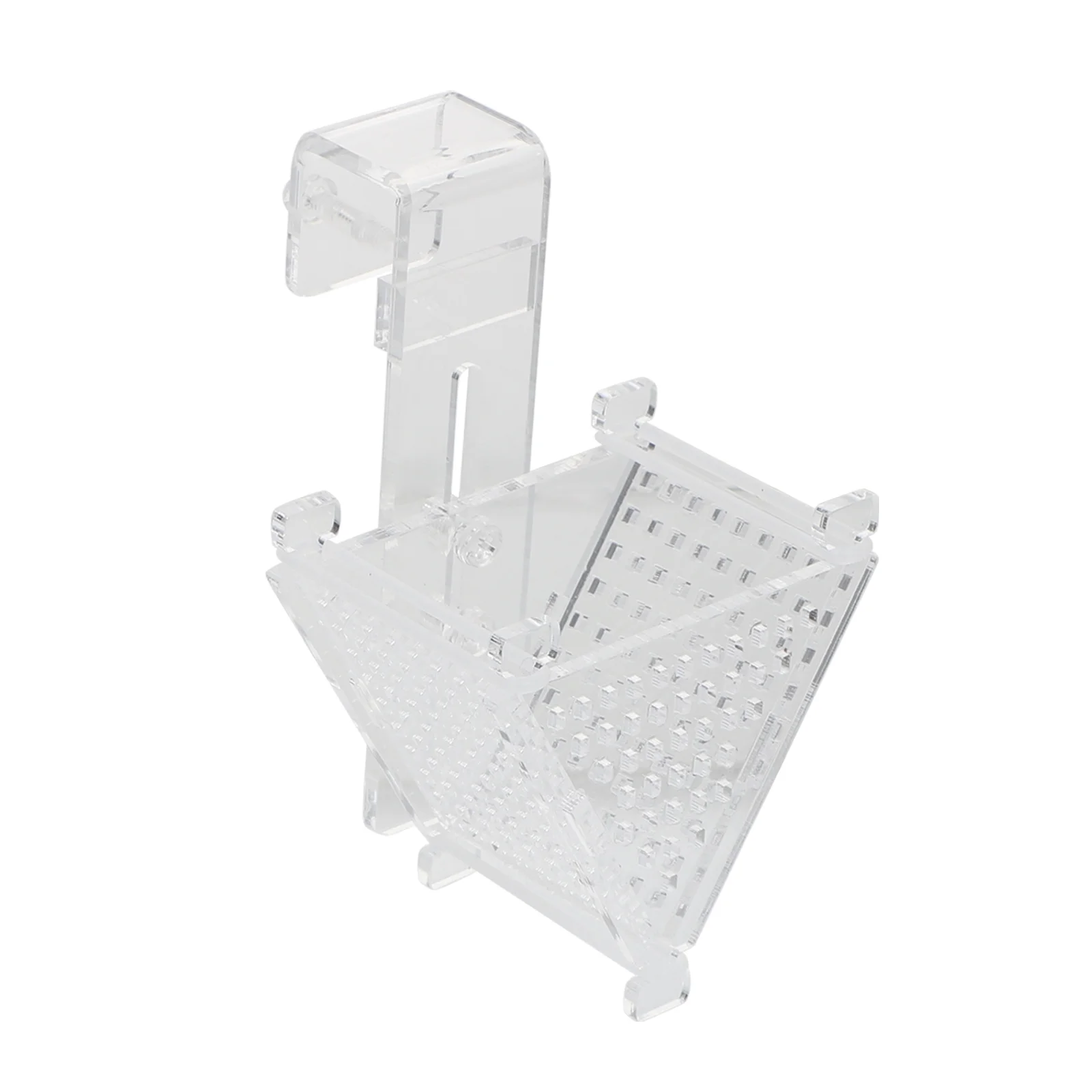

1pcs Red Worm Feeder Tank Funnel Aquarium Food Holder Acrylic Bait Container Fish Feeding Tool Fish Tank Accessories Feeding