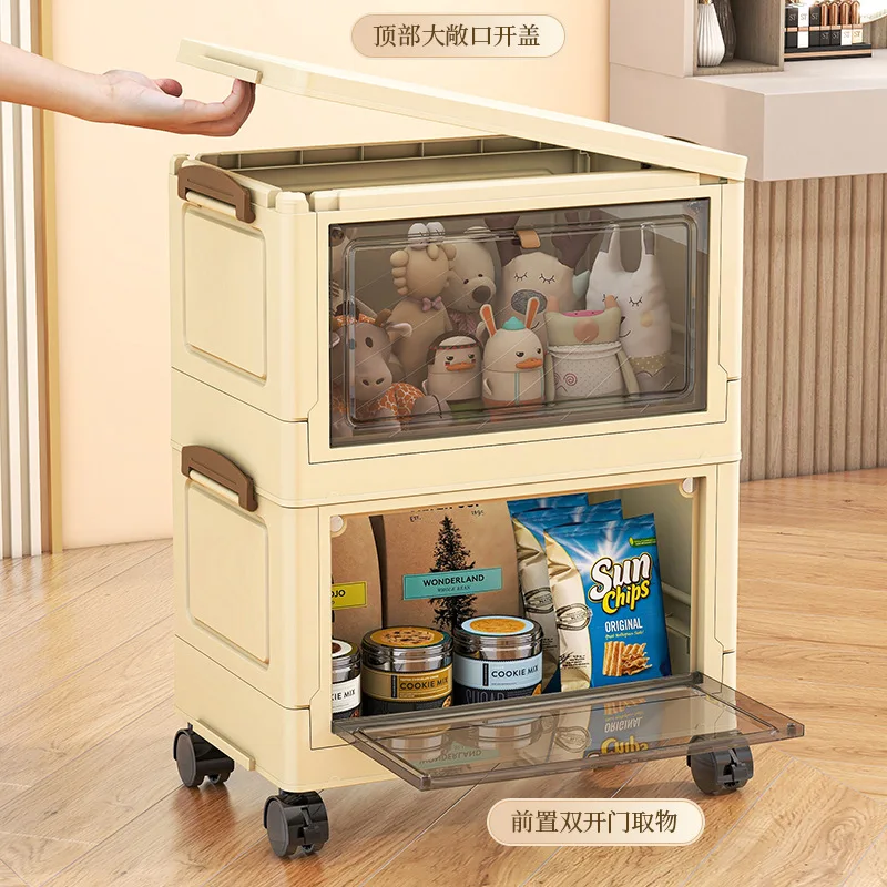 Bedroom free installation folding storage box