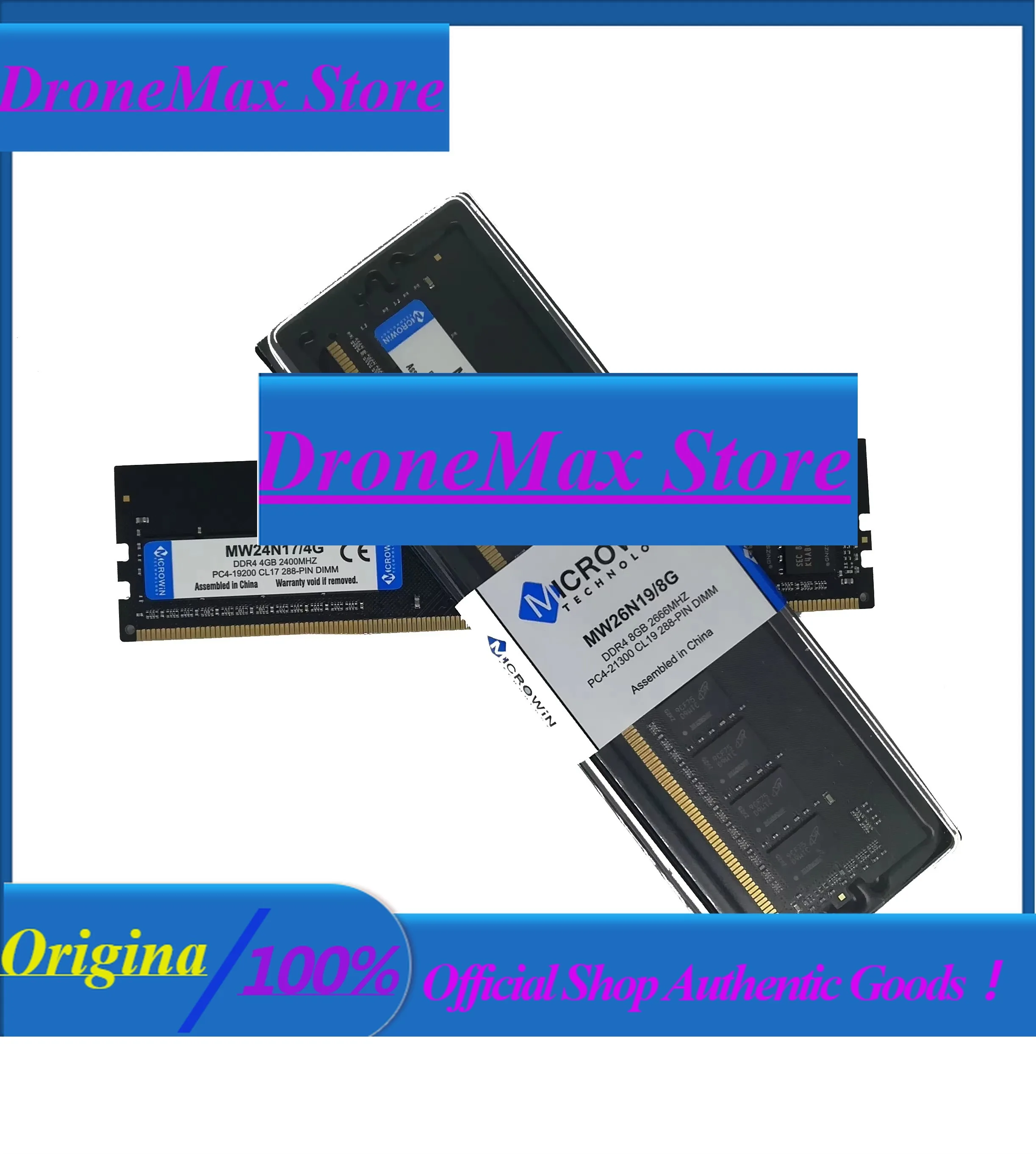 DroMaMemories Ram 8GB 2400MHz DDR4 For Computer Memory
