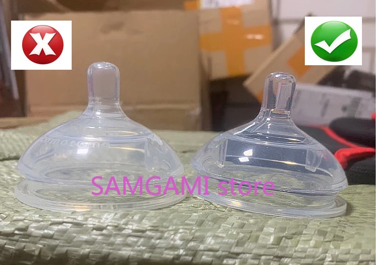 Capezzoli di ricambio in silicone per capezzoli in flusso variabile per età 0-3 mesi 3-6 mesi/6 mesi 2 pezzi capezzoli per Como tomo