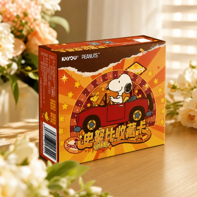 Kayou Shibi Collection Card Partner Pack 1st Elastic Card Peanut Comics Whole Box Of Small Cards Genuine Peripheral Card