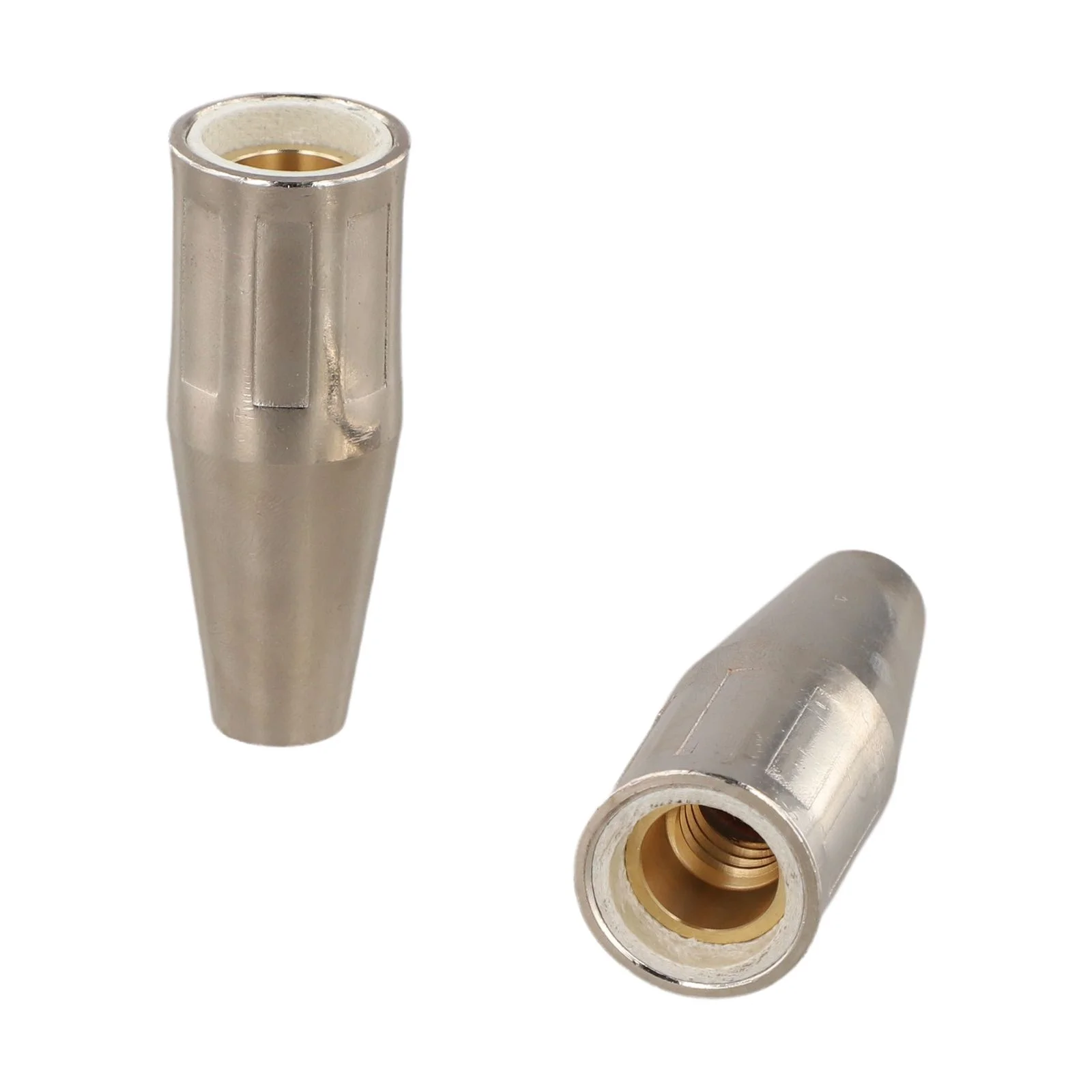 2Pack Copper MIG Welding Nozzles 0 4 Inch Orifice Threaded Connection Compatible with 250L PRO Curve 200 Series 200A 300A 400A
