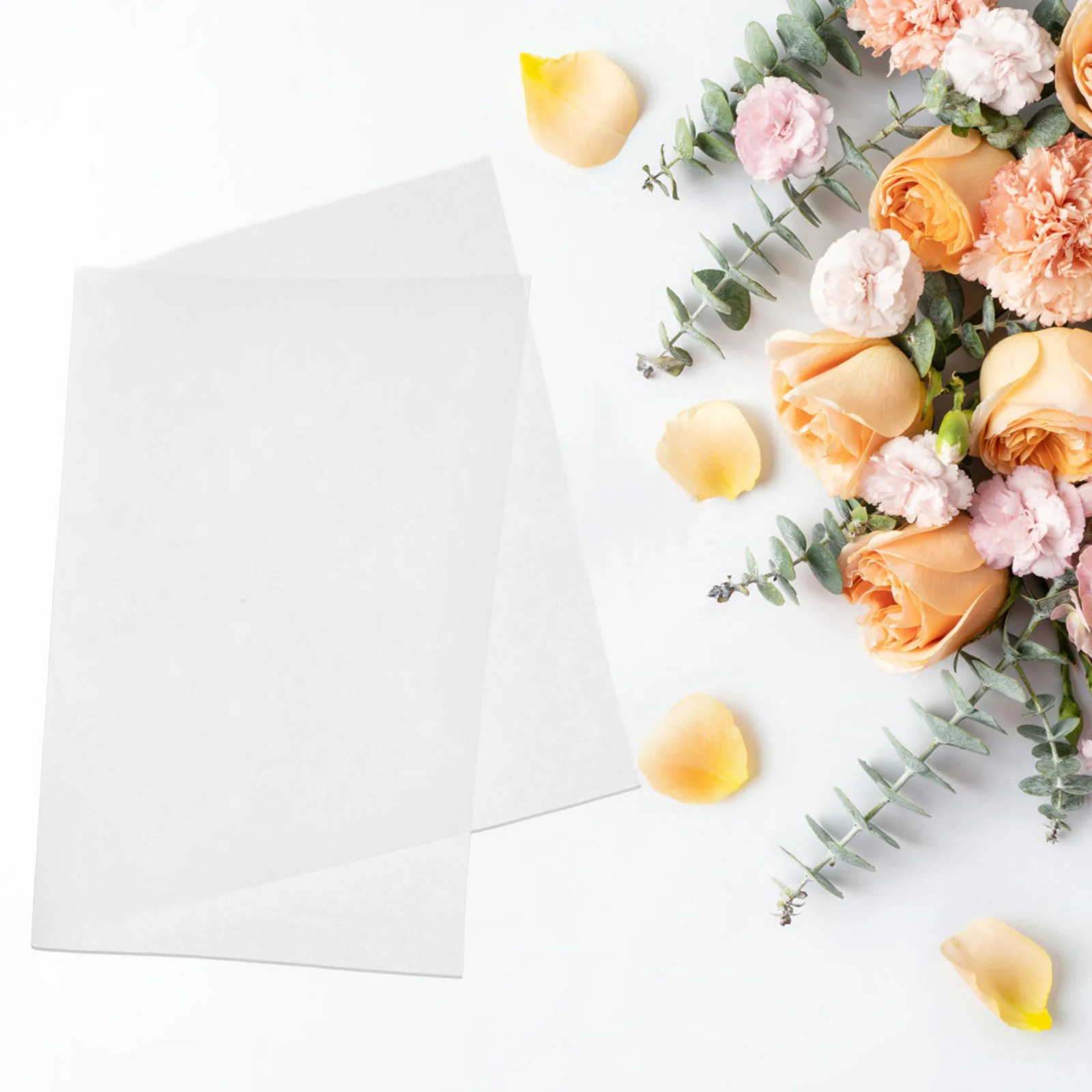 

100Pcs Tissue Paper 50x35cm Flower Wrapping Material Ultra-Thin Present Wrapping Craft Sheets Packaging Paper Flower Wrappings