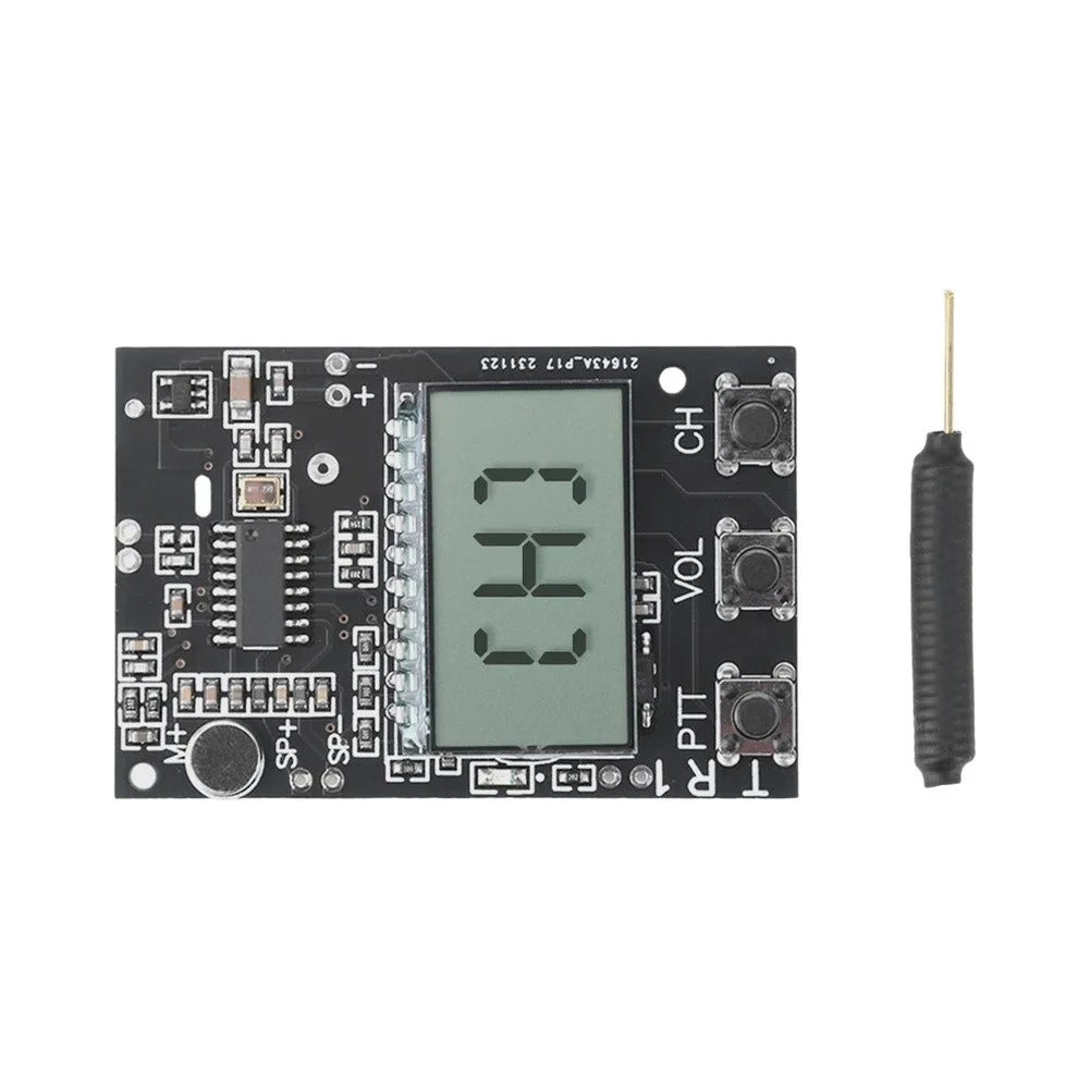 For DIY Projects Audio Transceiver Module For Educational Projects Black Audio Transceiver 7 Selectable Channels
