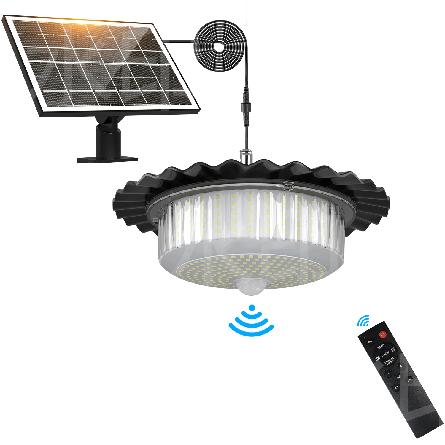 

Солнечный подвесной светильник на 396 светодиодов, 5 режимов, с пультом ДУ, водонепроницаемый IP65, для кемпинга, палаток, беседок, патио, двора