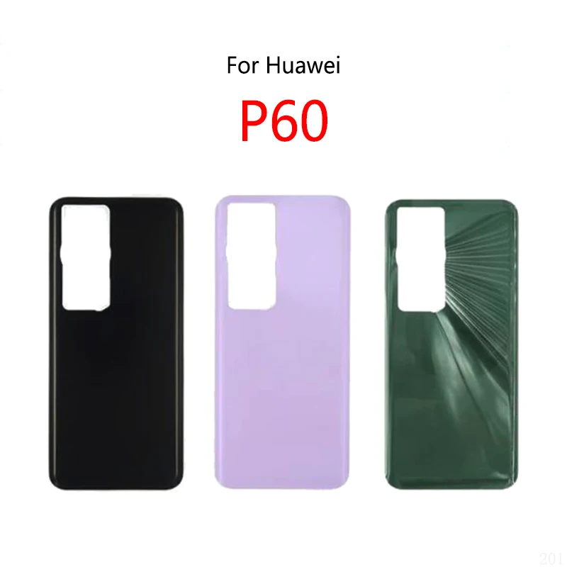 Battery Back Cover For Huawei P60 Glass Panel Housing Battery Cover Rear Case