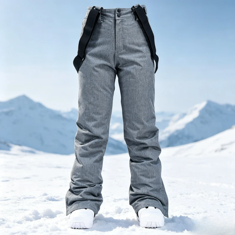 Pantalon de ski pour homme 2026 coupe-vent chaud imperméable respirant hiver extérieur polyester snowboard adulte